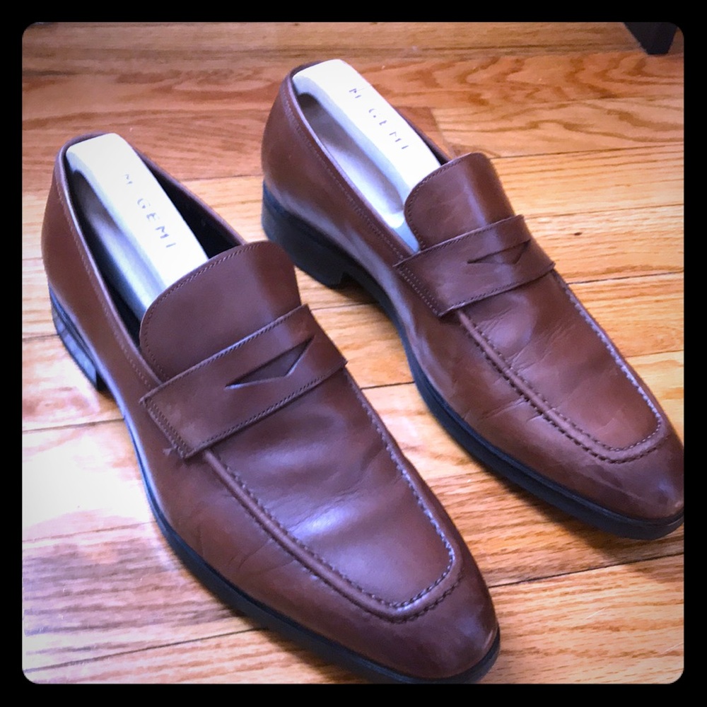 to boot loafers-sz 8-Raleigh Cognac- barely used
